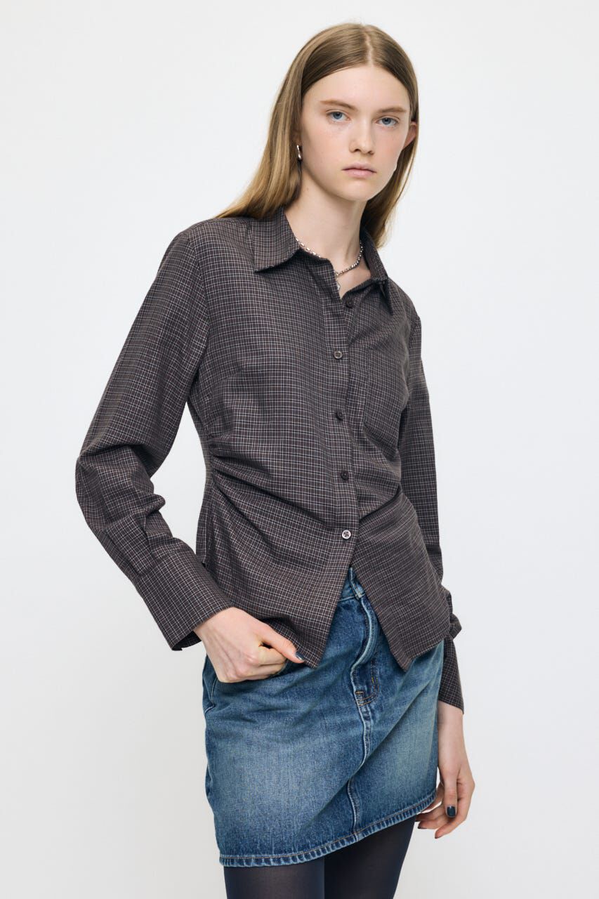 MOUSSY「WAIST FIT シャツ」|シャツ・ブラウス|