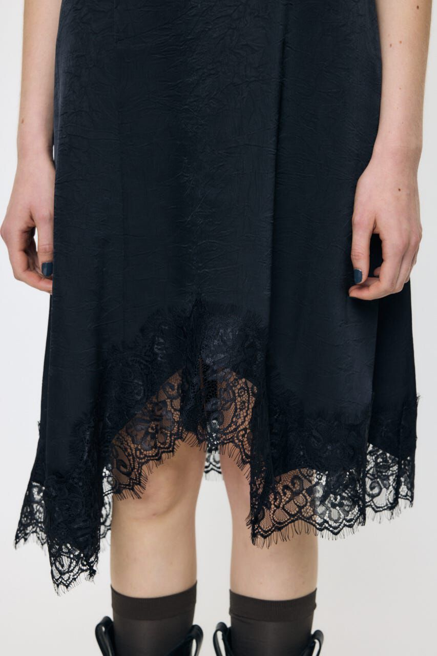 MOUSSY「ASYMMETRY SATIN ドレス」|ワンピース|