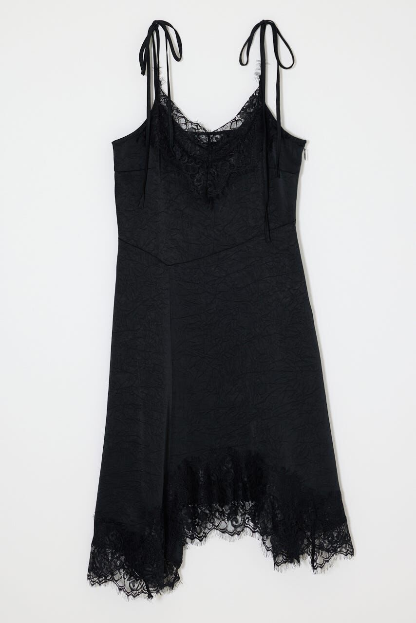 MOUSSY「ASYMMETRY SATIN ドレス」|ワンピース|