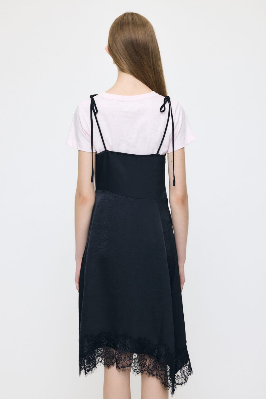 MOUSSY「ASYMMETRY SATIN ドレス」|ワンピース|