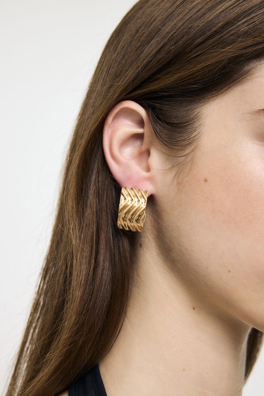 MOUSSY「WAVY RING イヤリング」|ピアス|GLD