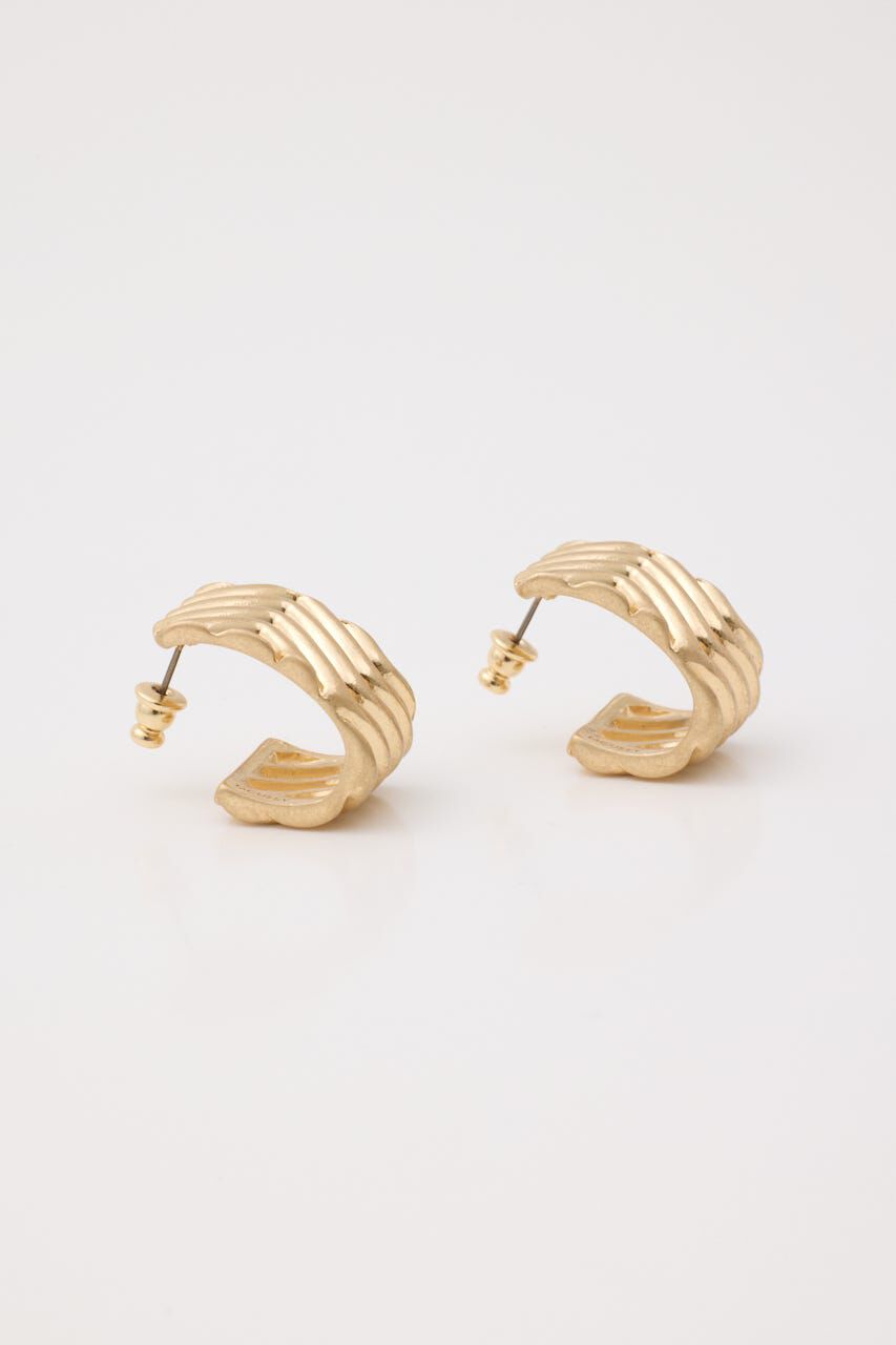 MOUSSY「WAVY RING イヤリング」|ピアス|