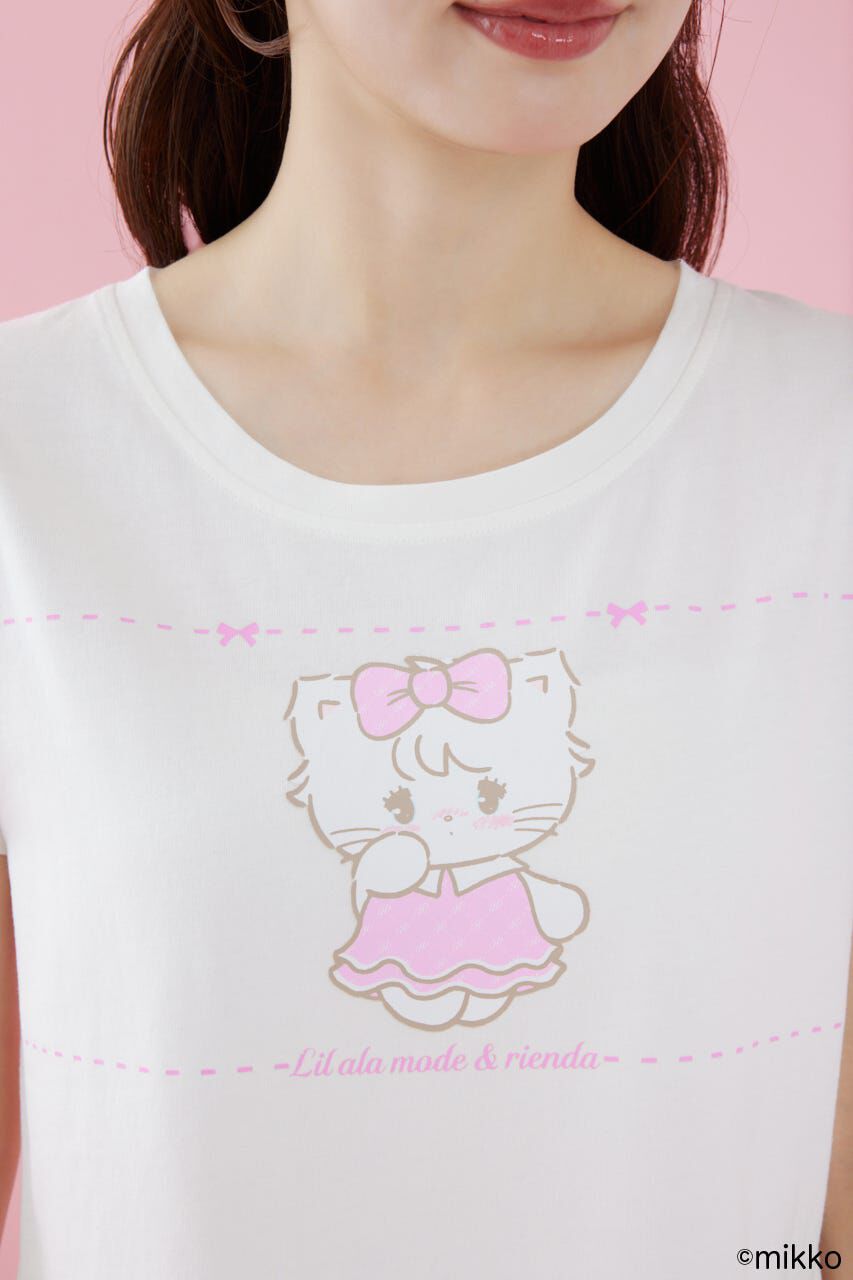 rienda「Lil ala modeTシャツ」|Tシャツ・カットソー|