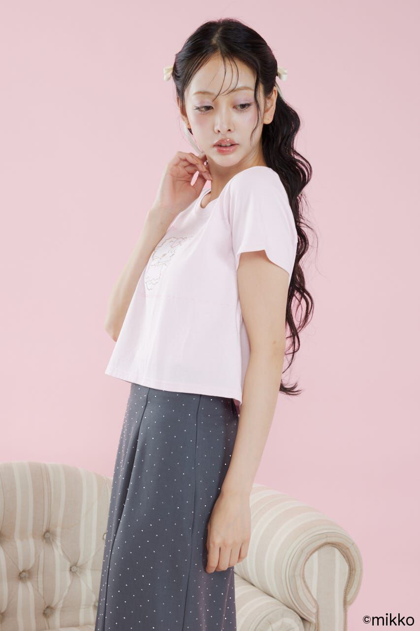 rienda「Lil ala modeTシャツ」|Tシャツ・カットソー|