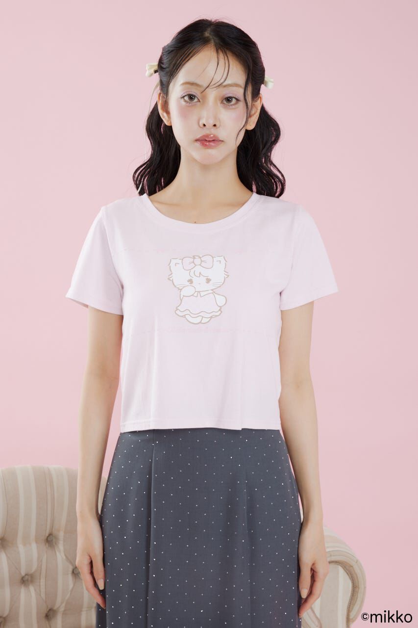 rienda「Lil ala modeTシャツ」|Tシャツ・カットソー|