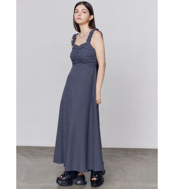 EMODA「バックオープンリボンマキシワンピース」|ワンピース|