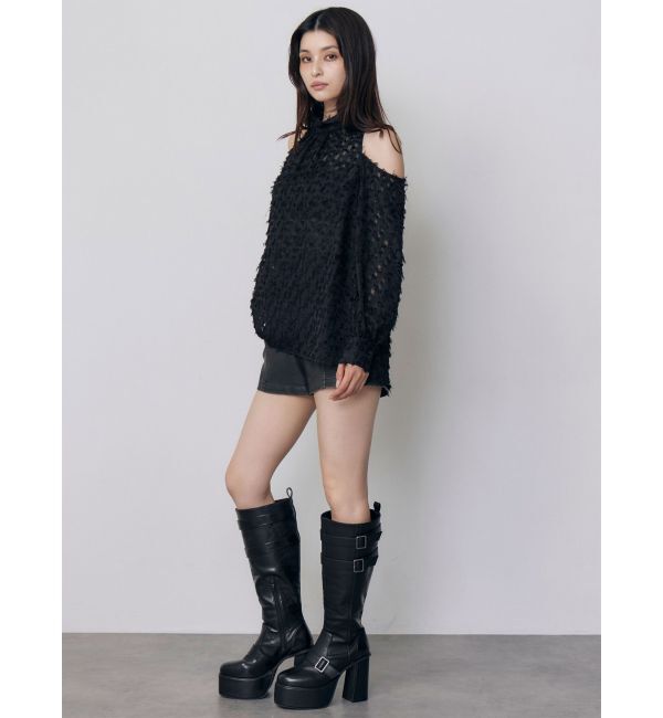 MURUA「ホルターネックチュニックブラウス」|シャツ・ブラウス|