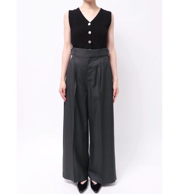 LAGUNAMOON「サイドベルトワイドパンツ」|その他|