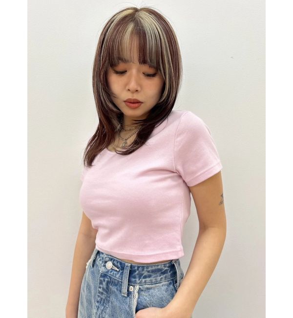 EVRIS「【MADE IN JAPAN】BASICシンプルショートTシャツ」|Tシャツ・カットソー|
