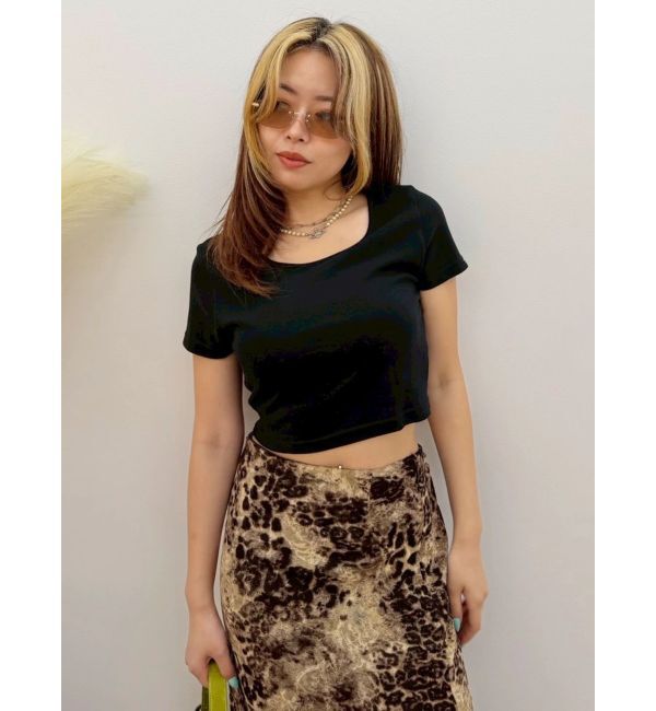 EVRIS「【MADE IN JAPAN】BASICシンプルショートTシャツ」|Tシャツ・カットソー|