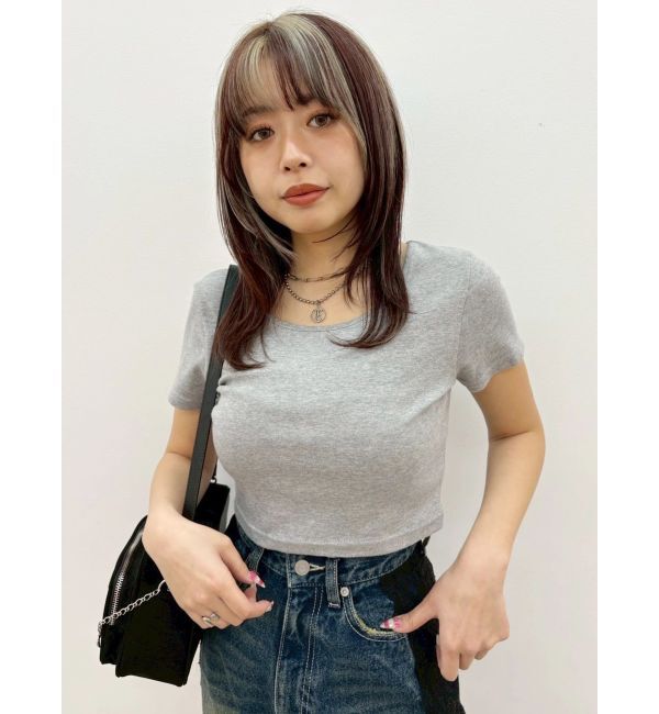 EVRIS「【MADE IN JAPAN】BASICシンプルショートTシャツ」|Tシャツ・カットソー|
