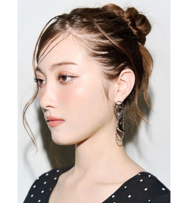 EVRIS「SUNNY BALL CHAIN ピアス」|ピアス|