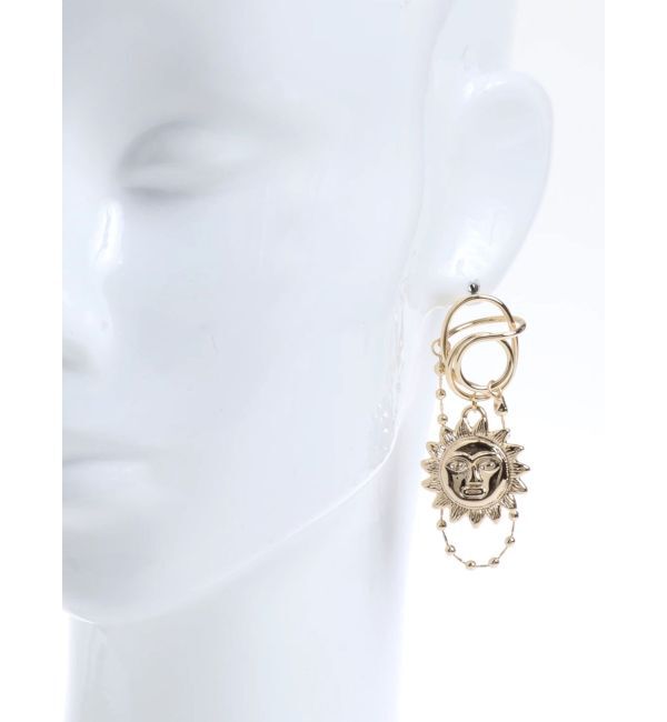 EVRIS「SUNNY BALL CHAIN ピアス」|ピアス|