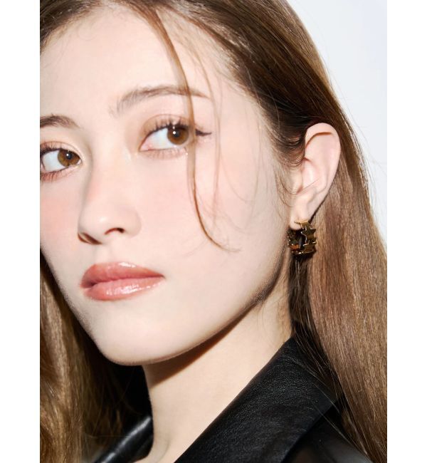 EVRIS「STAR HOOP ピアス」|ピアス|