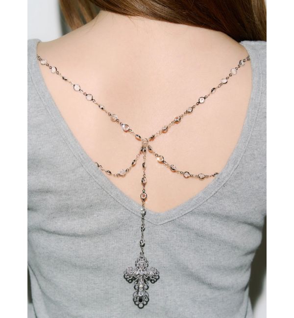 EVRIS「BACK CHARM ロングスリーブトップス」|Tシャツ・カットソー|