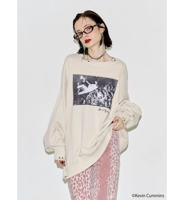jouetie「【KevinCummins&times;PosTokyo】スウェットプルオーバー」|Tシャツ・カットソー|