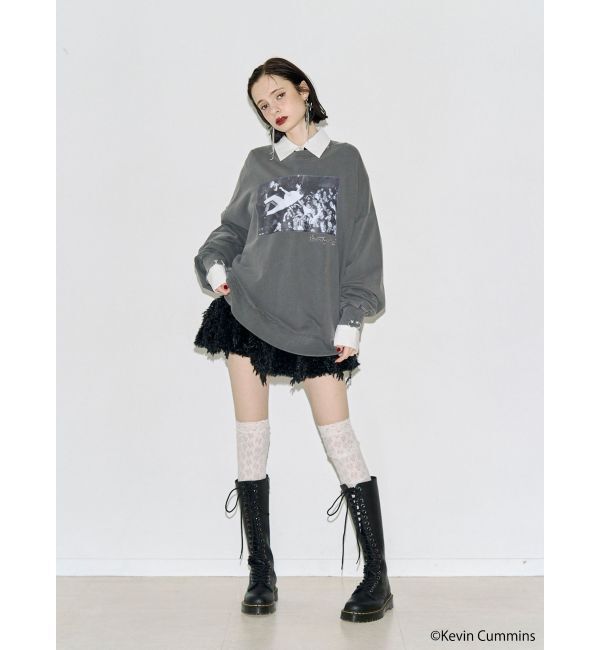 jouetie「【KevinCummins&times;PosTokyo】スウェットプルオーバー」|Tシャツ・カットソー|