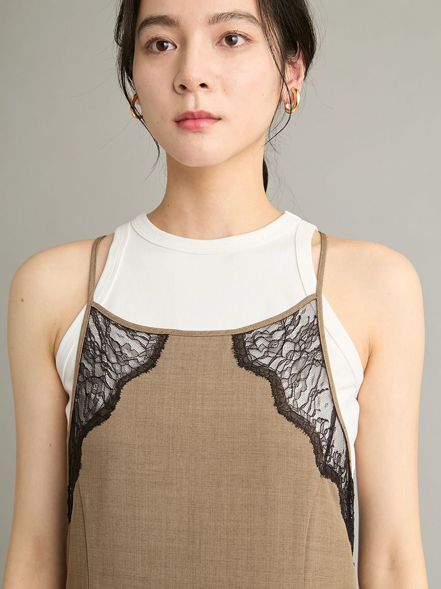 Mila Owen「アメスリタンク付きキャミナローワンピース」|ワンピース|
