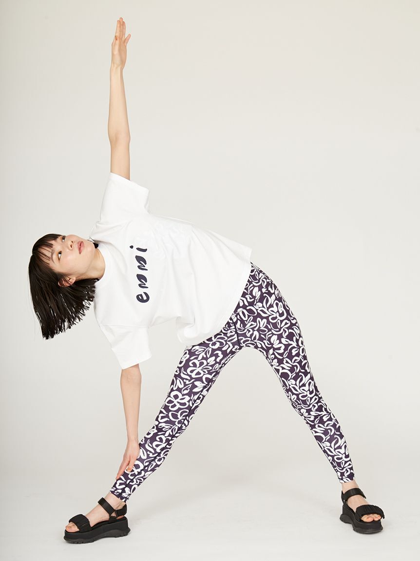 emmi yoga「プルメリアアートレギンス」|その他|