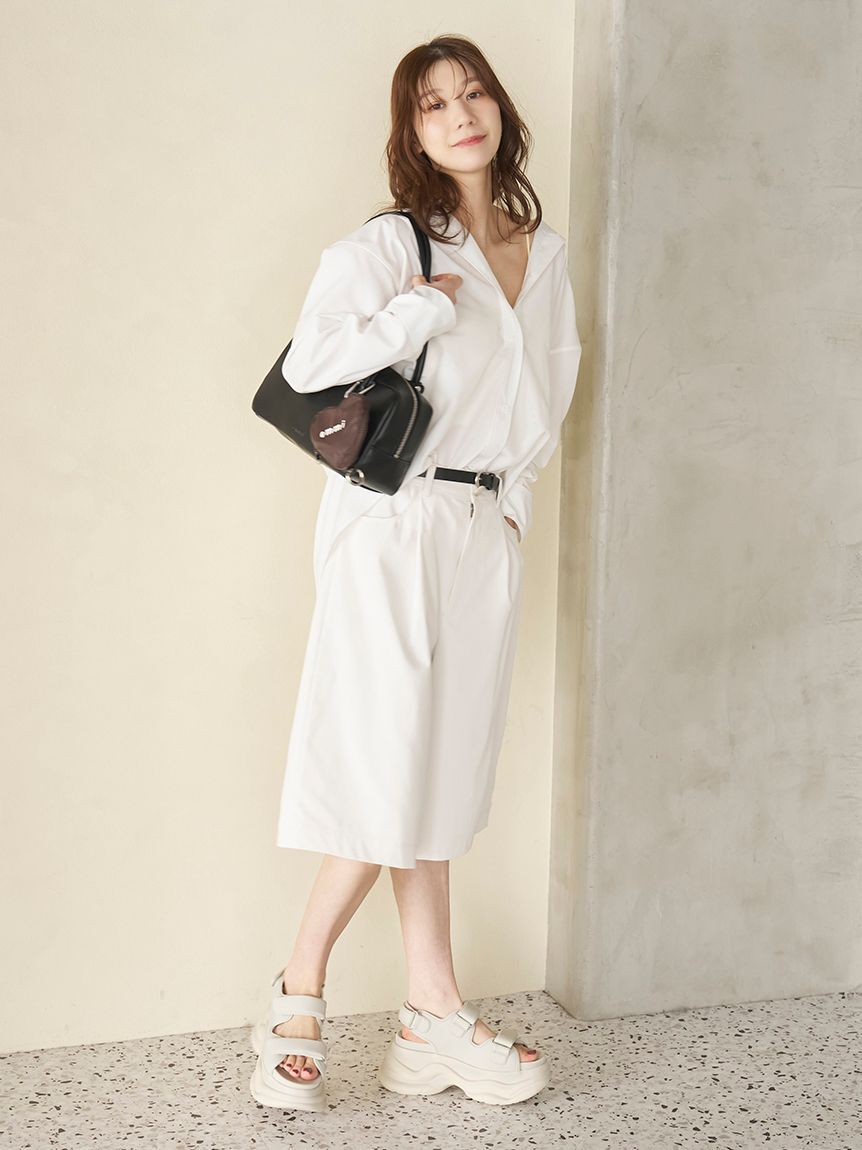 emmi atelier「eco ベルトセットバミューダパンツ」|その他|