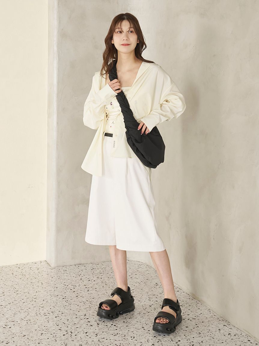 emmi atelier「eco ベルトセットバミューダパンツ」|その他|