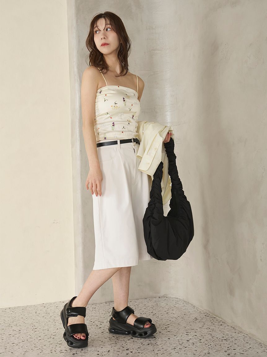 emmi atelier「eco ベルトセットバミューダパンツ」|その他|