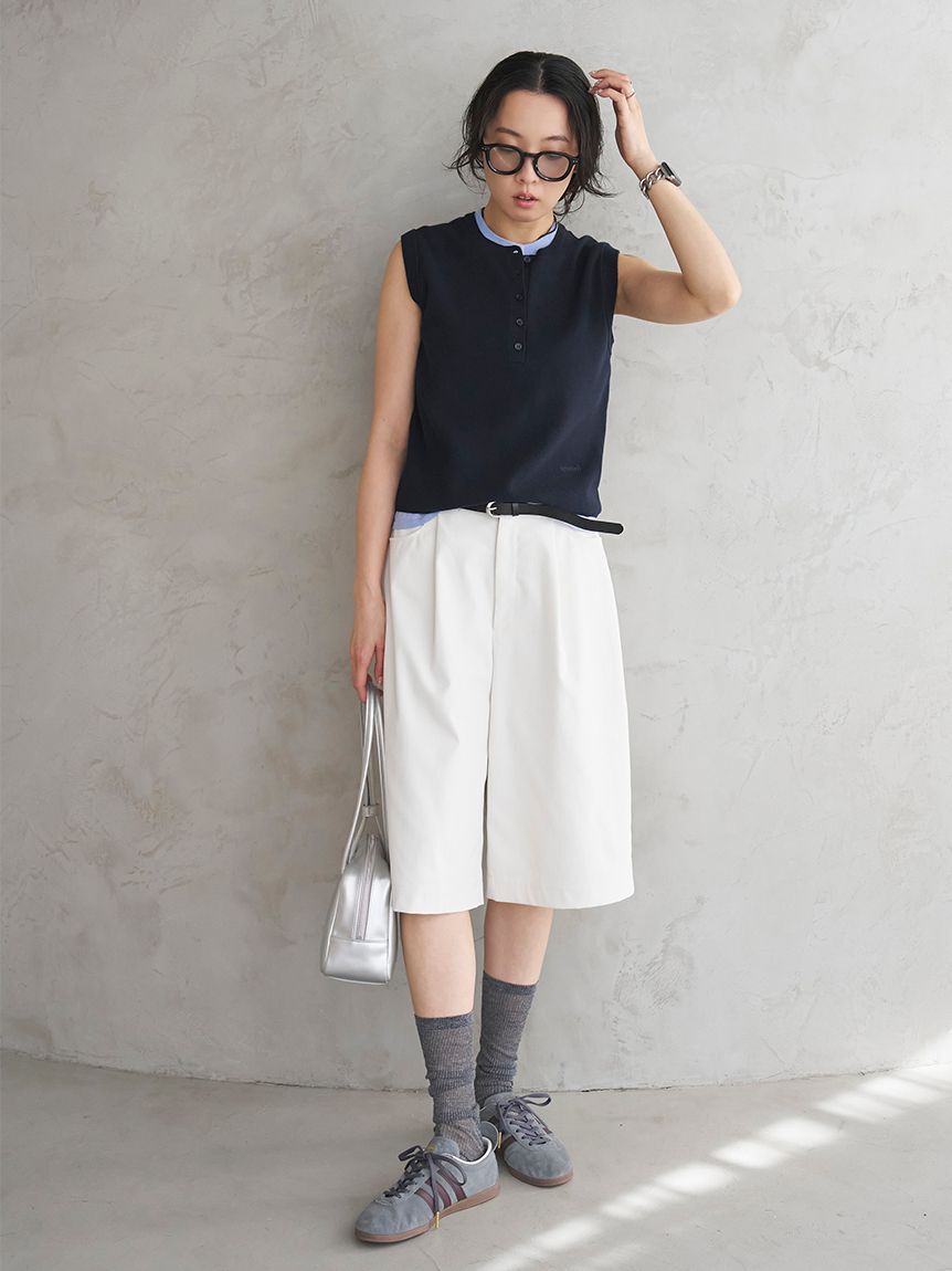emmi atelier「eco ベルトセットバミューダパンツ」|その他|