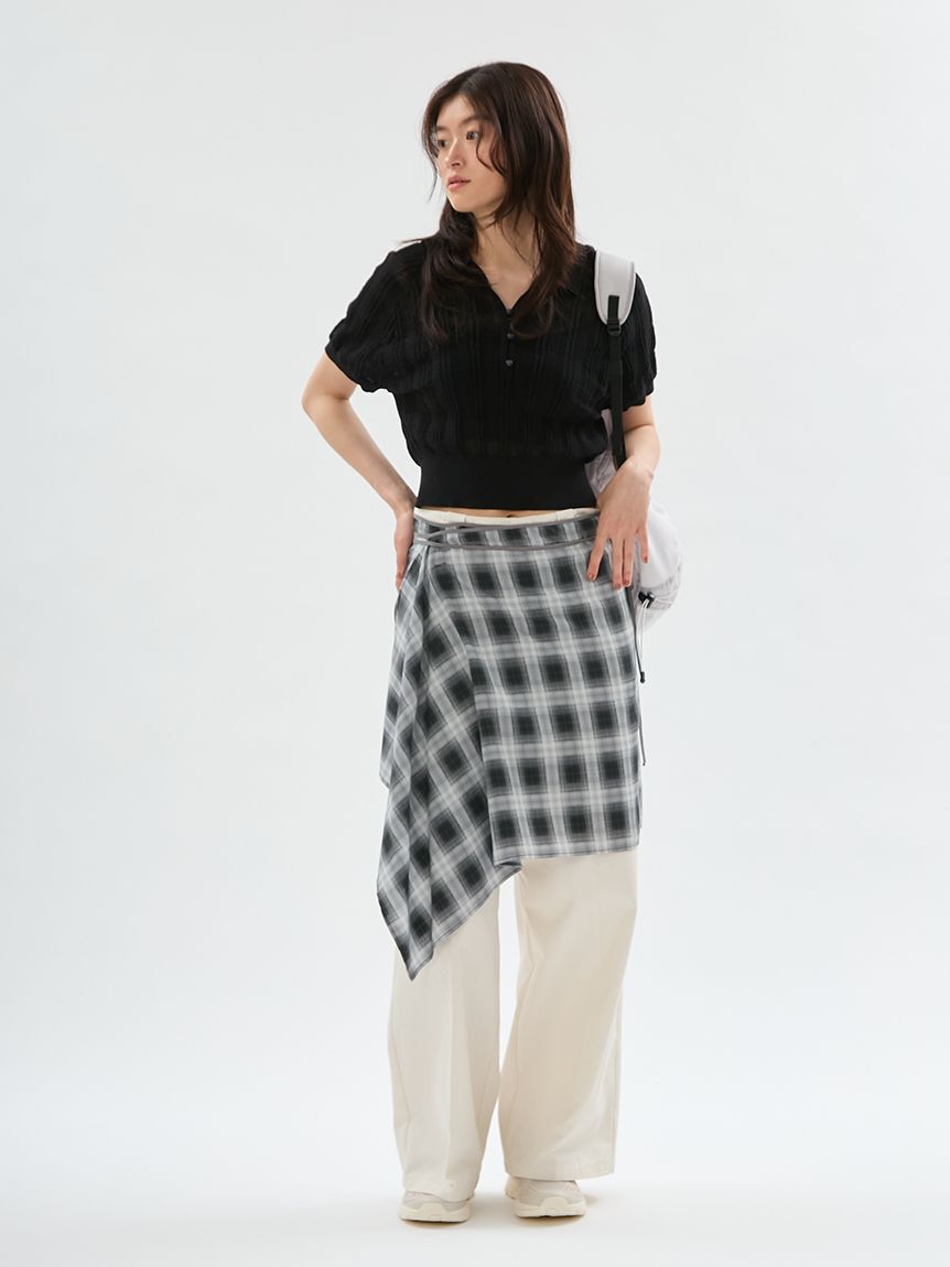 emmi atelier「【Dickies(R)&times;emmi】タックワイドパンツ」|チノ|
