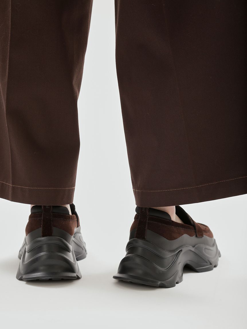emmi atelier「【Dickies(R)&times;emmi】タックワイドパンツ」|チノ|