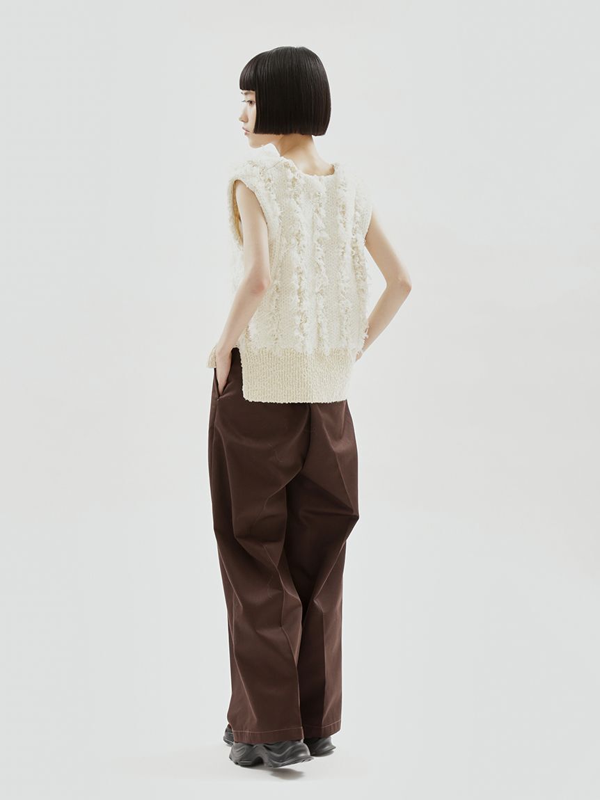 emmi atelier「【Dickies(R)&times;emmi】タックワイドパンツ」|チノ|