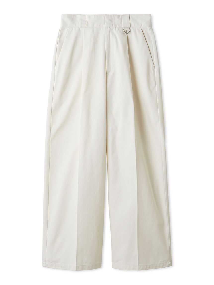 emmi atelier「【Dickies(R)&times;emmi】タックワイドパンツ」|チノ|