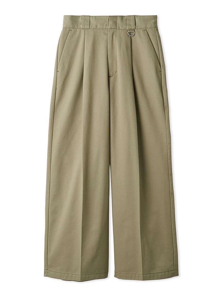 emmi atelier「【Dickies(R)&times;emmi】タックワイドパンツ」|チノ|