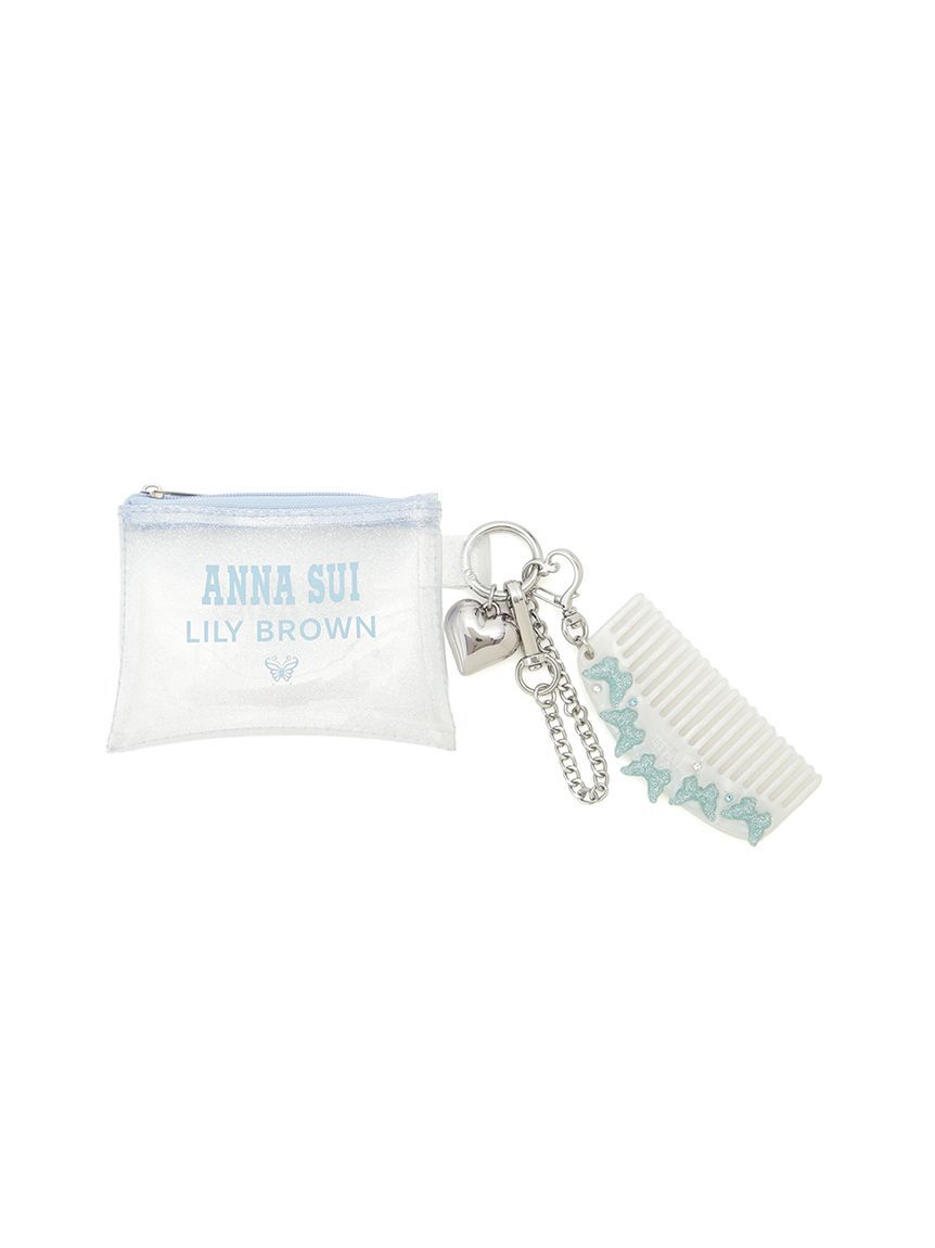 LILY BROWN「【LILY BROWN&times;ANNA SUI】コームポーチセットチャーム」|キーケース|BLU