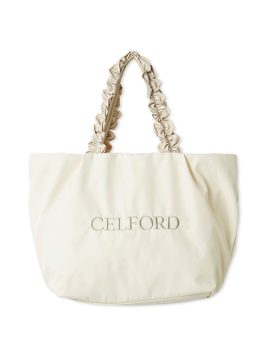 CELFORD「【プリュメル】フリルラメ刺繍トートバッグ（wide）」|トートバッグ|IVR