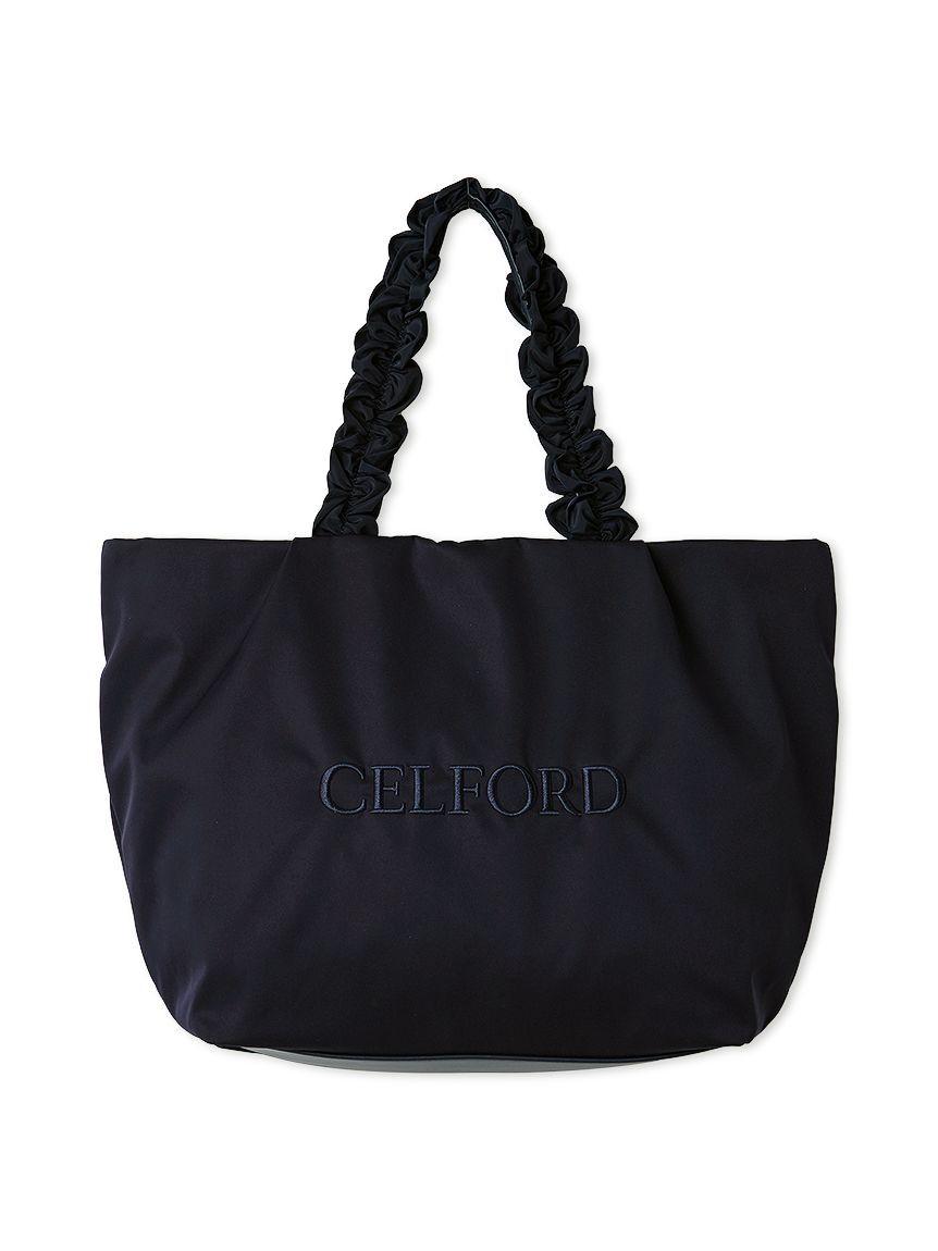 CELFORD「【プリュメル】フリルラメ刺繍トートバッグ（wide）」|トートバッグ|NVY