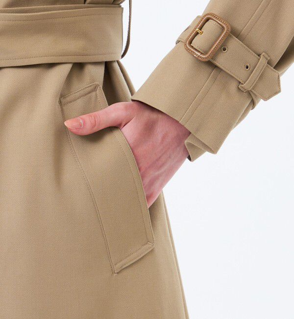 MACKINTOSH PHILOSOPHY「【WELBURY TRENCH(ウェルベリートレンチ)】琉毛ウールギャバ」|トレンチコート|