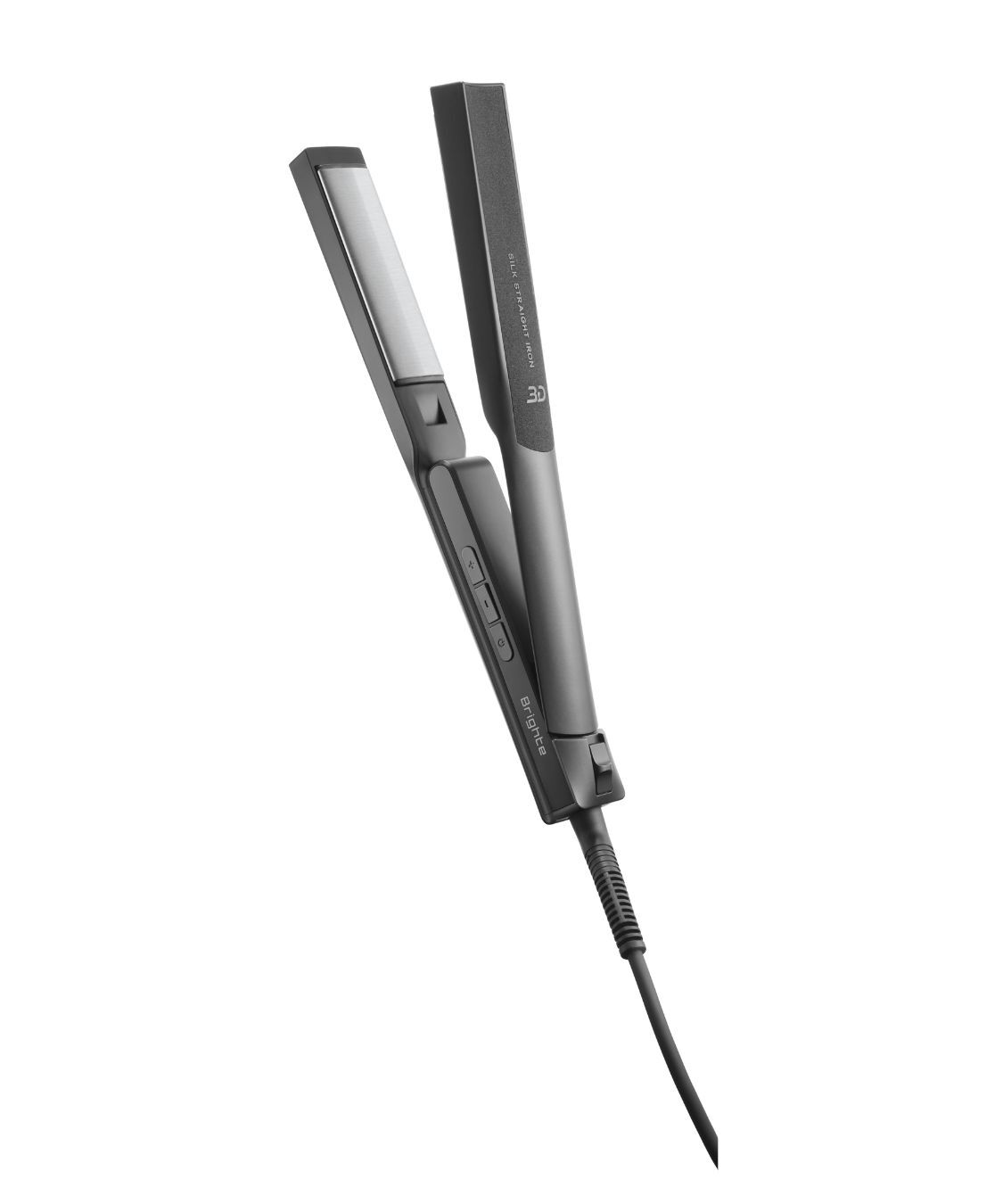 Brighte「Brighte ３D SILK STRAIGHT IRON【ブライト ３D シルク ストレート アイロン】 イオン噴出　」|その他|GRAY