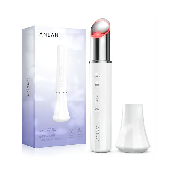  「ANLAN EMS 目元美顔器 2色光エステ ホワイト (55g)」|コスメ雑貨|