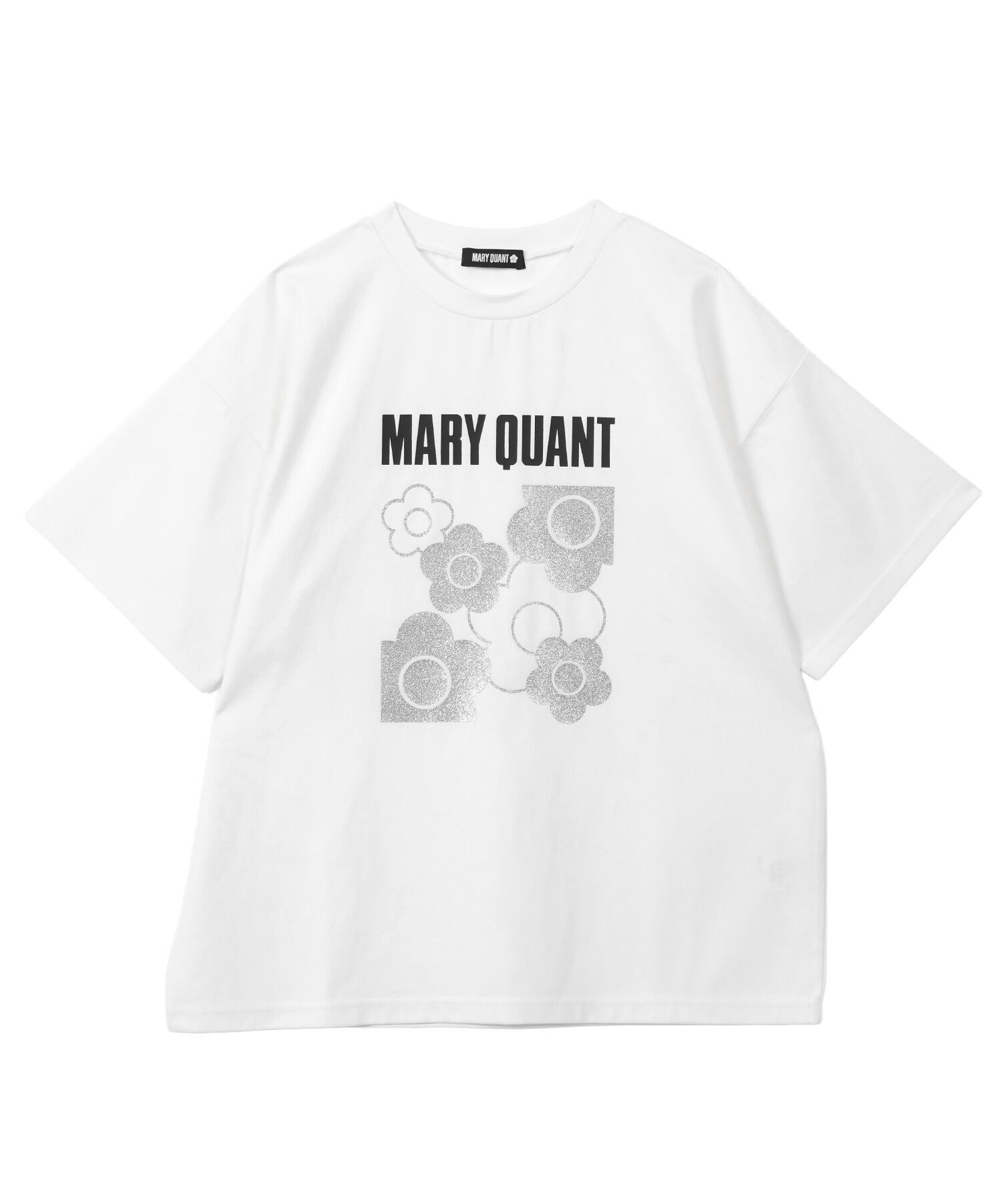 MARY QUANT「ラメデイジー Tシャツ」|Tシャツ・カットソー|