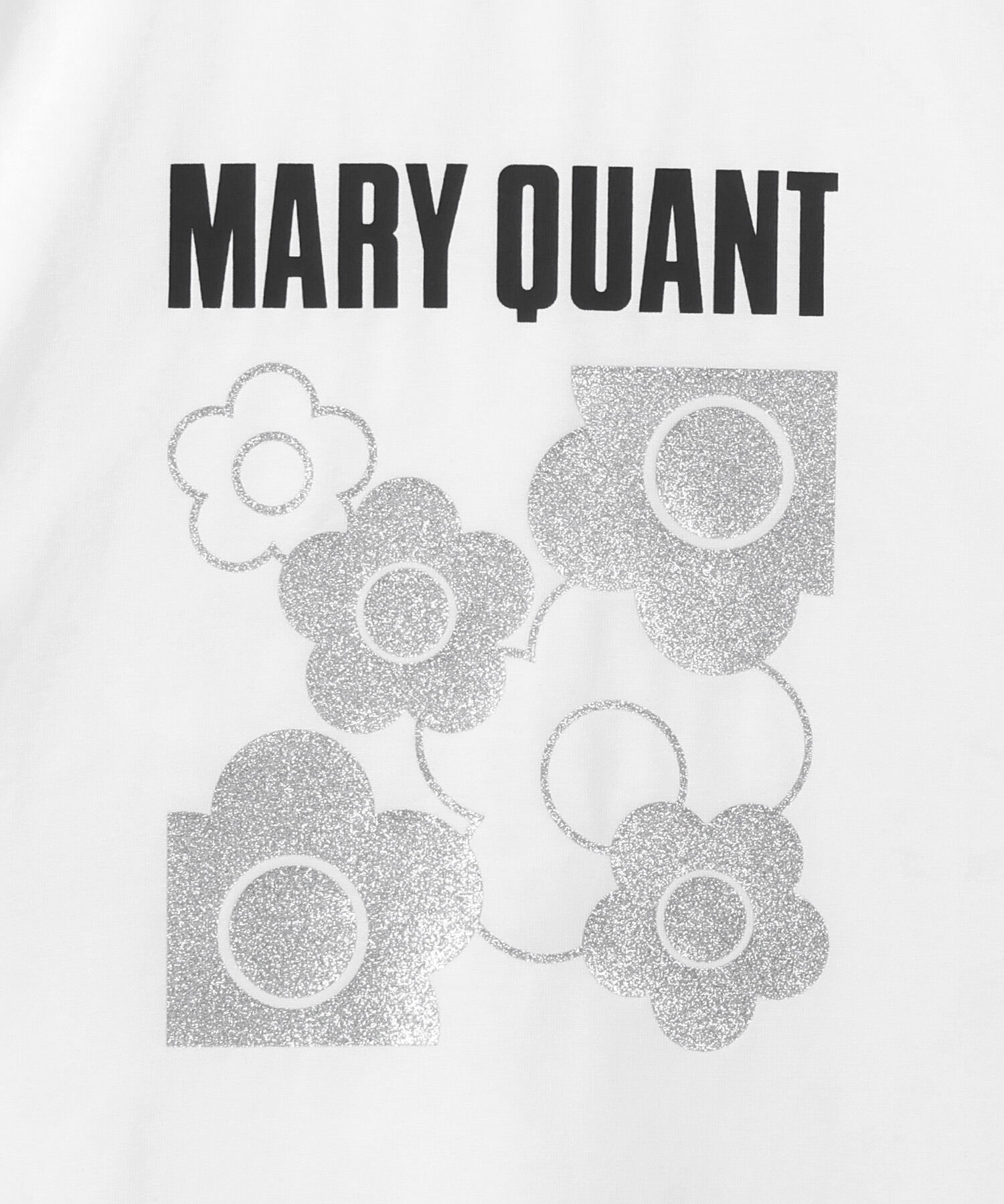 MARY QUANT「ラメデイジー Tシャツ」|Tシャツ・カットソー|