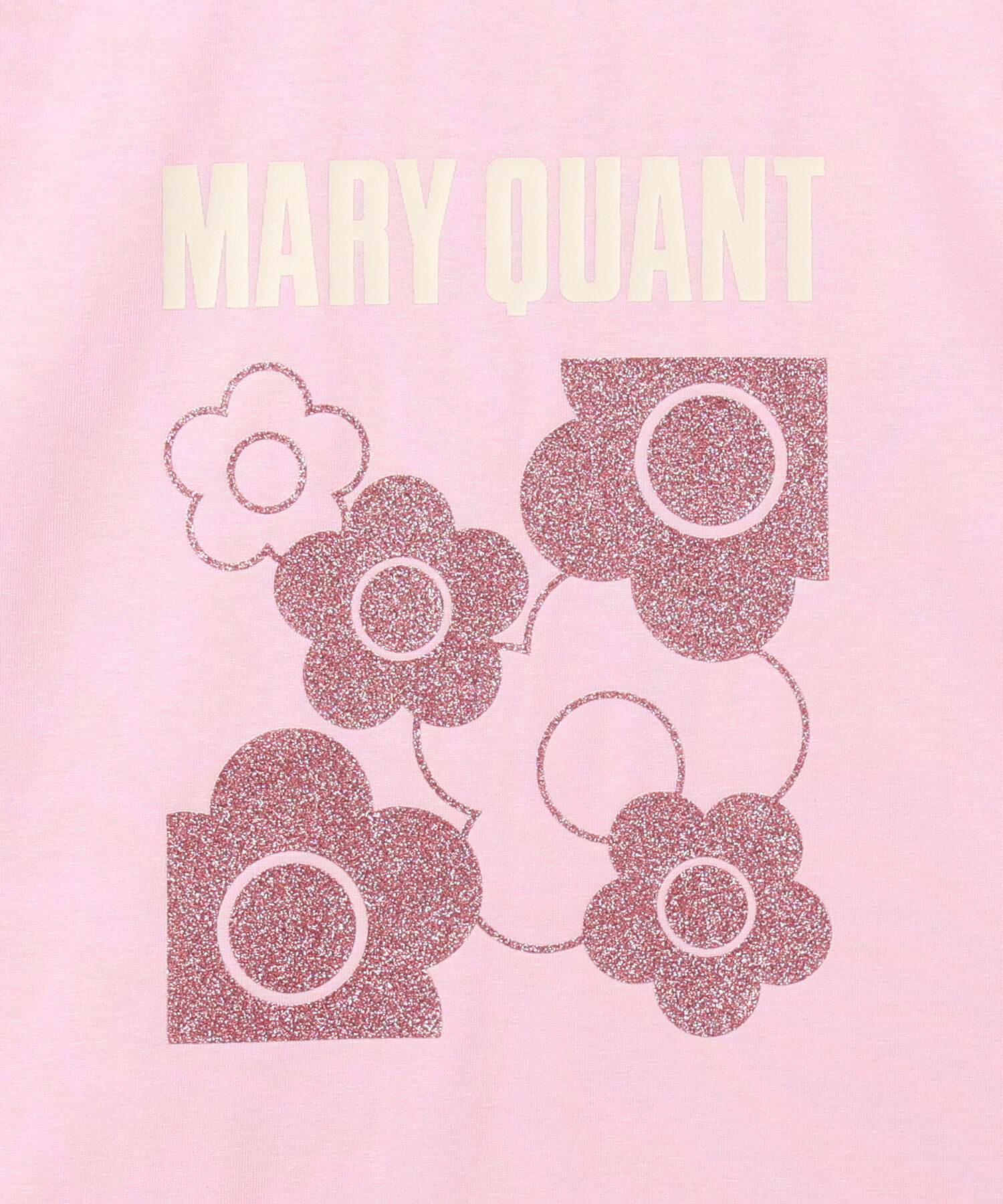 MARY QUANT「ラメデイジー Tシャツ」|Tシャツ・カットソー|