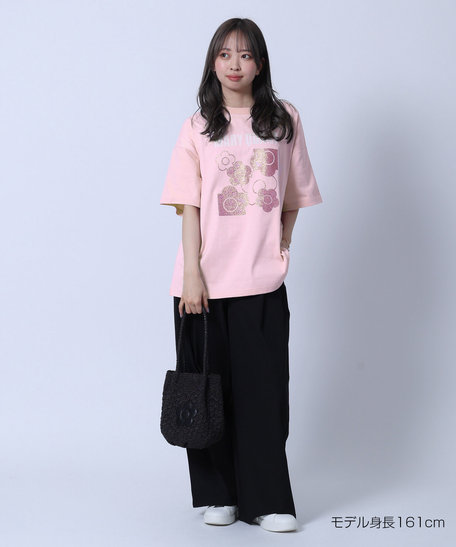 MARY QUANT「ラメデイジー Tシャツ」|Tシャツ・カットソー|
