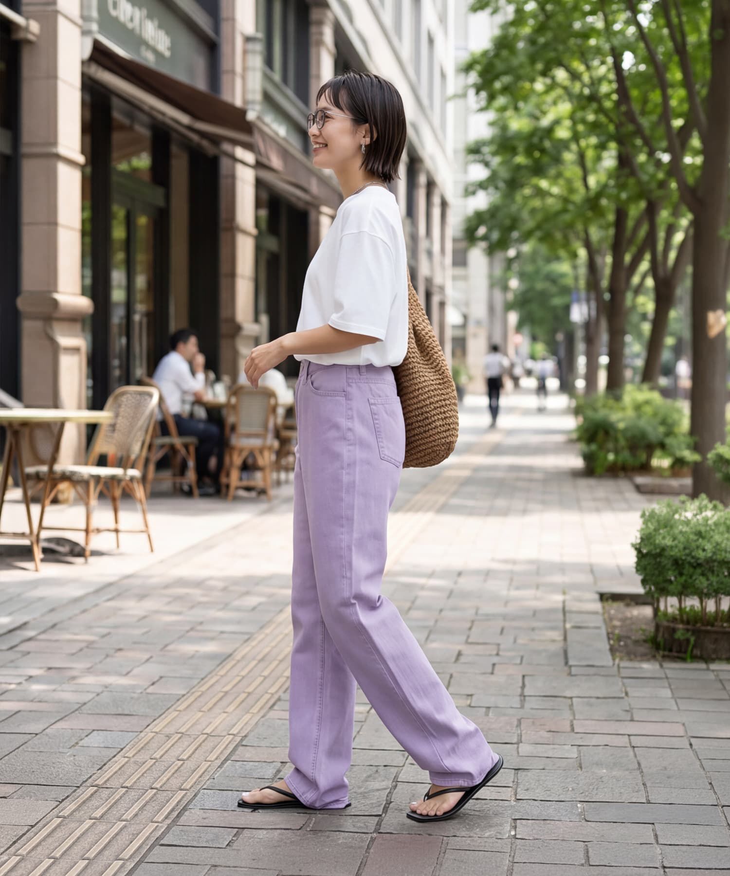 STYLE DELI「暑くない洗い加工カラーデニム」|デニム|