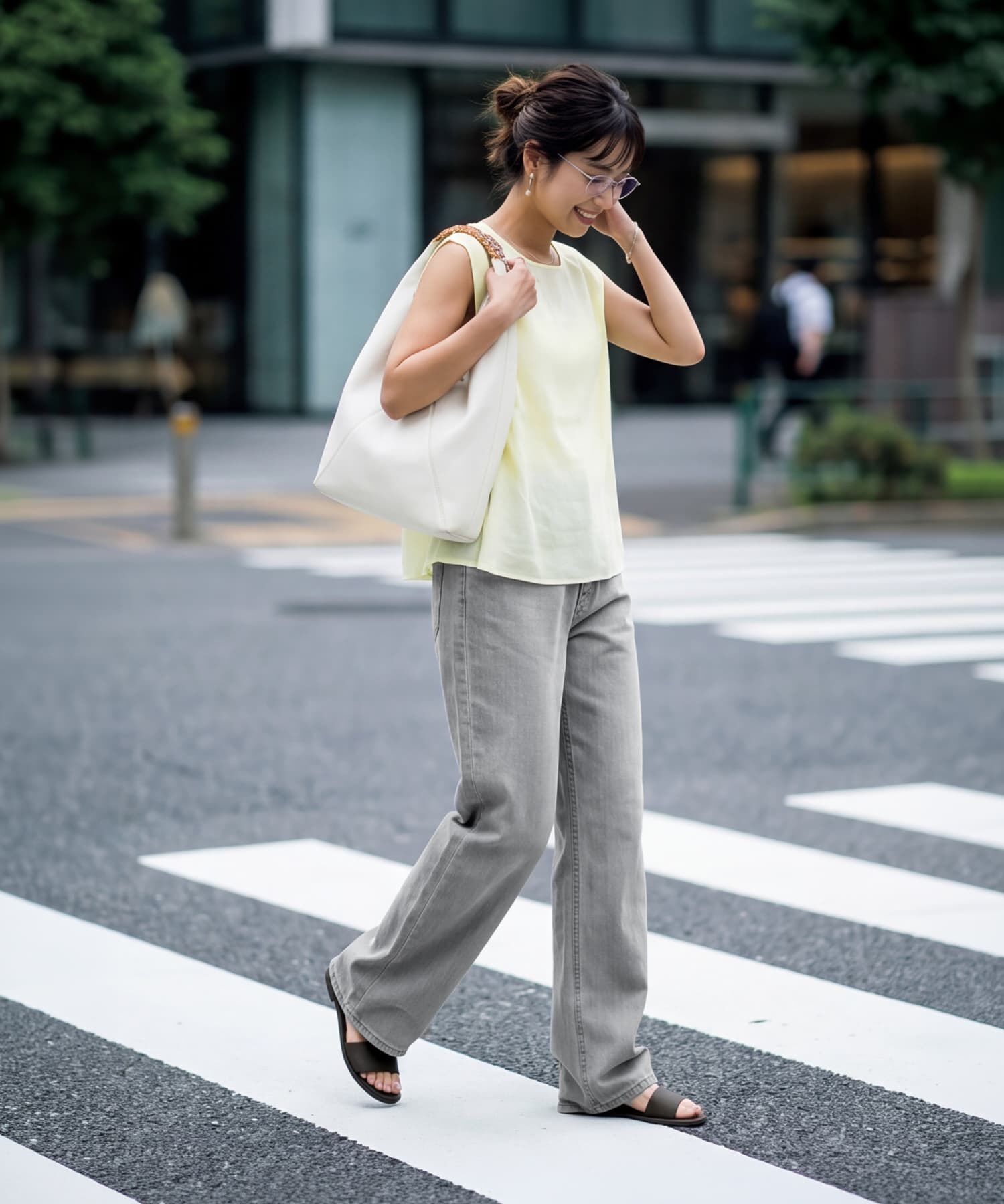 STYLE DELI「暑くない洗い加工カラーデニム」|デニム|