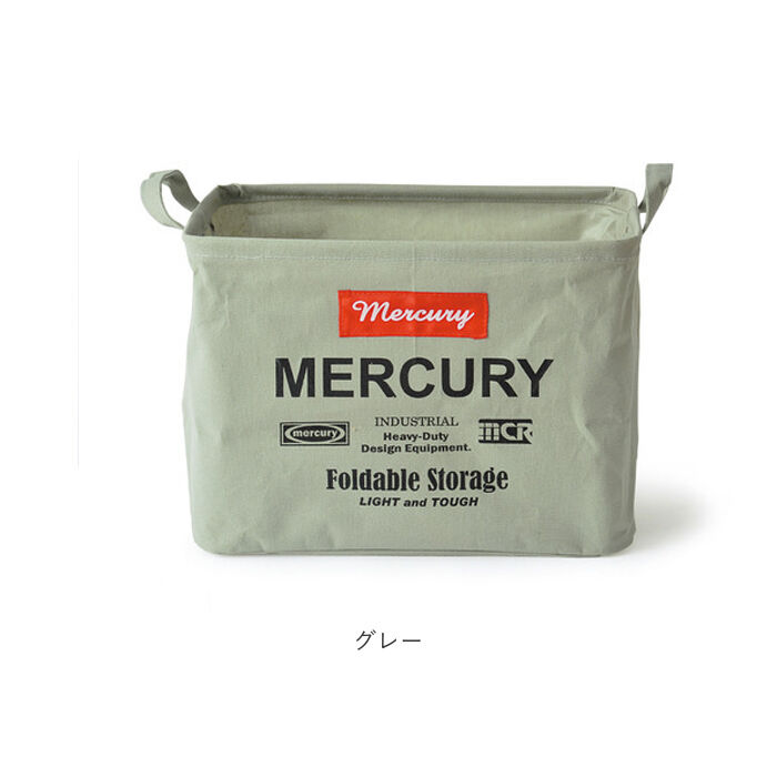MERCURY「マーキュリー 雑貨 通販 収納ボックス 布 キャンバス おしゃれ キャンバスバケツ 四角 角型」|その他|