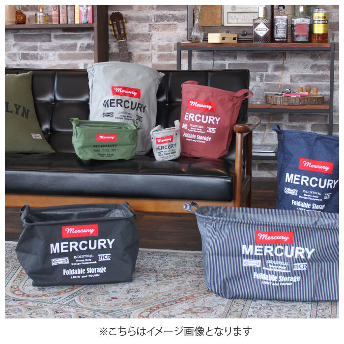 MERCURY「マーキュリー 雑貨 通販 収納ボックス 布 キャンバス おしゃれ キャンバスバケツ 四角 角型」|その他|