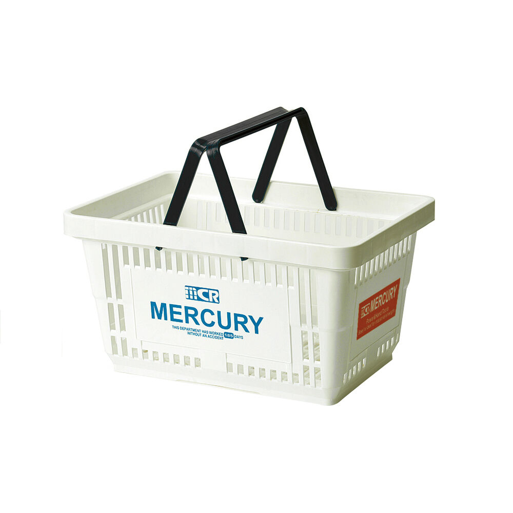 MERCURY「マーキュリー 雑貨 通販 買い物かご 買い物カゴ かご バスケット 大きい MERCURY」|その他|ホワイト1
