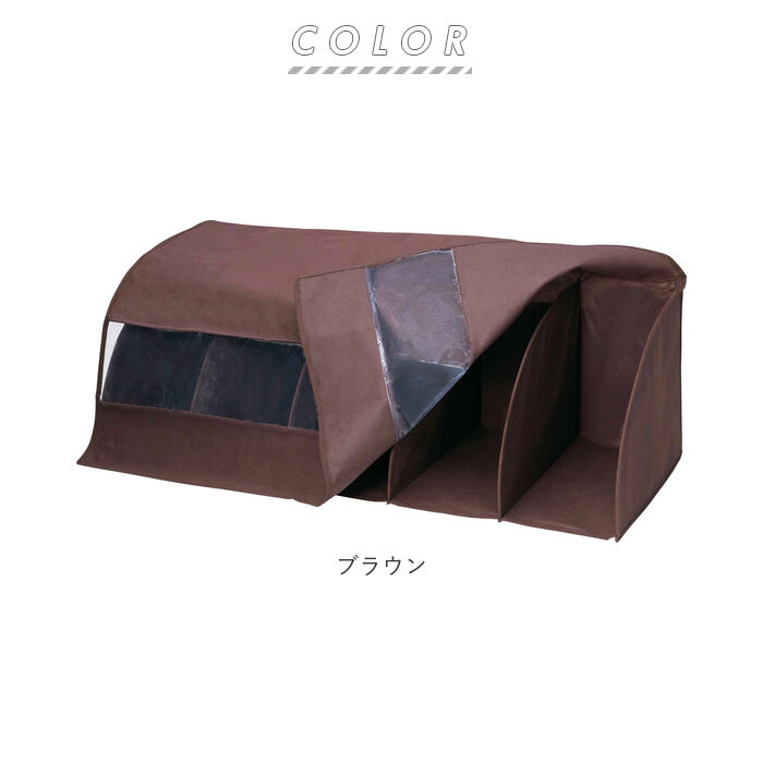 BACKYARD FAMILY「バッグ 収納 棚 通販 バッグ収納 棚上仕分けバッグ収納 カバン収納 鞄 保管 透明窓付き」|その他|
