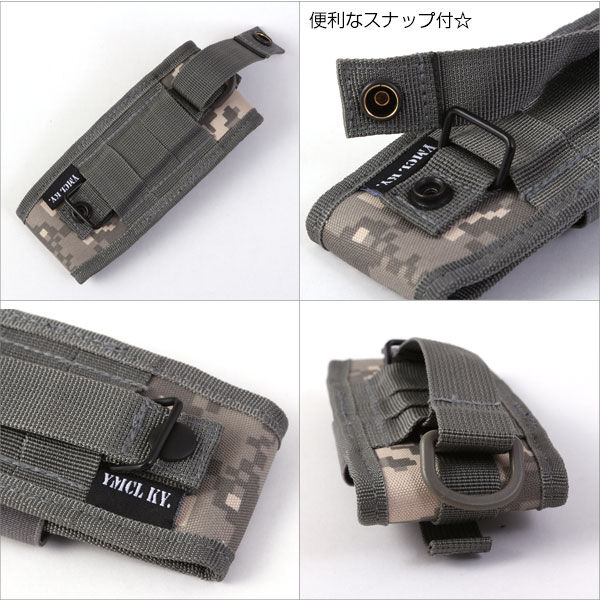 BACKYARD FAMILY「★MOLLE対応で耐久性抜群★スマホケース ミリタリー ベルト スマートフォン 定番 ポーチ」|その他|