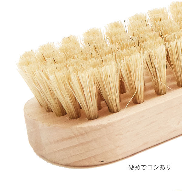 BACKYARD FAMILY「靴ブラシ 16cm 通販 ブリストルブラシ 豚毛ブラシ ドイツブラシ 靴用ブラシ 靴磨き 靴みがき」|シューケア|